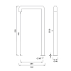 CEA Design CARTESIO Излив для раковины 50.5см., поворотный, цвет: нержавеющая сталь