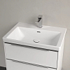 Villeroy&Boch Subway 3.0 Раковина 65х47х16.5см., 1 отв., подвесная, с антигрязевым покрытием CeramicPlus, с переливом, цвет: альпийский белый