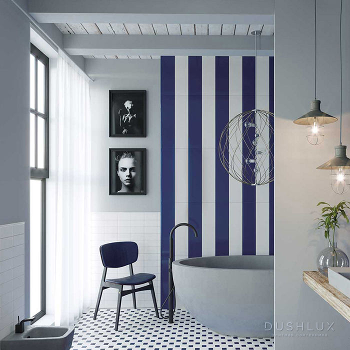 Фото laDiva Violante Керамическая плитка 20x80см, настенная, прямоугольник liscia, цвет: panna