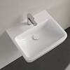 Villeroy&Boch O.novo раковина 55x46x17.5см., 1 отв., подвесная, без перелива, цвет: альпийский белый