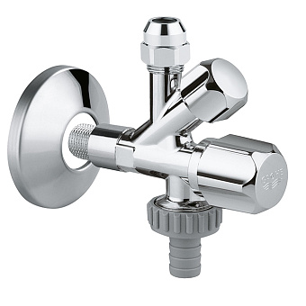 Grohe WAS, Вентиль комбинированный 3/8", цвет: хром