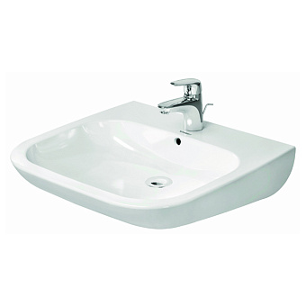 Duravit D-Code Раковина 60x55см., подвесная, 1 отв., цвет: белый