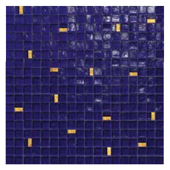 Sicis Colors Мозаика 29.5x29.5см, универсальная, стекло, цвет: navy/gold