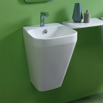 Simas Baden Baden Раковина 40х45х55 см, 1 отв., подвесная, цвет: белый