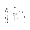 Duravit D-Code Полупьедестал для раковины, цвет: белый