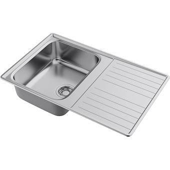 Omoikiri Sagami 79 Кухонная мойка 79x18x50см.,встраиваемая, цвет: нержавеющая сталь