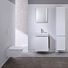 Geberit Smyle Square Унитаз 35х54см., подвесной, безободковый, с крышкой-сиденьем и микролифтом, цвет: белый