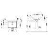 Duravit D-Neo Раковина 50x40см., подвесная, 1 отв., цвет: альпийский белый