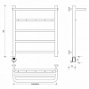 Secado Триада 1 КСП Полотенцесушитель 40x60 см, электрический, цвет: хром
