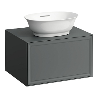 Laufen New Classic Тумба с раковиной, 57.5x45.5x34.5см, подвесной, 1 ящик, цвет: серый