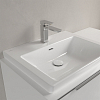 Villeroy&Boch Subway 3.0 Раковина 60х47х16.5см., 1 отв., подвесная, с антигрязевым покрытием CeramicPlus, с переливом, цвет: альпийский белый