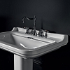 Kerasan Waldorf Раковина 120x55 см, 1 отв., керамическая, цвет: белый/бронза