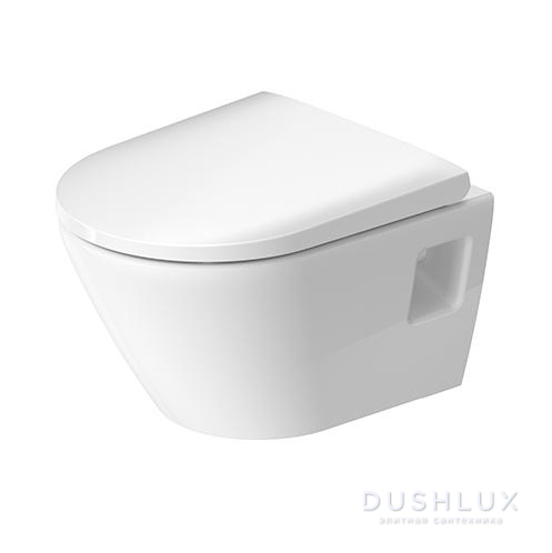 Фото Duravit D-Neo Унитаз подвесной 37x48 см, безободковый, HygieneGlaze, цвет: белый