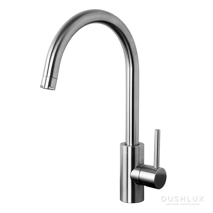 Фото Fima Carlo Frattini Kitchen Смеситель для кухни, на 1 отв., цвет: нержавеющая сталь