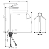 Hansgrohe Finoris Смеситель для раковины, 1 отв., с донным клапаном, цвет: хром