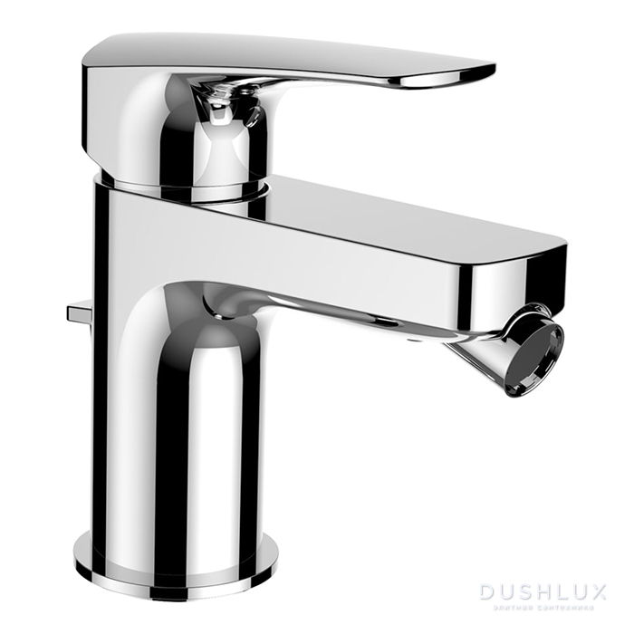 Фото Laufen Laurin Смеситель для биде, 1 отв., с донным клапаном, цвет: хром