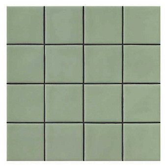 Mutina Din Керамогранит 30x30см, мозаика 7.4x7.4см, универсальный, цвет: light green matt