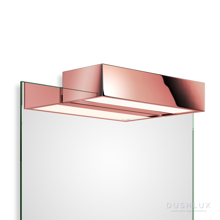 Фото Decor Walther Box 1-25 N LED Светильник на зеркало 25x10x5см, светодиодный, 1x LED 18.4W, цвет: розовое золото