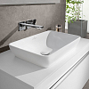 Villeroy&Boch Venticello Раковина накладная 55х36см, без отв., с переливом, с антигрязевым покрытием CeramicPlus, цвет: альпийский белый