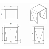 Knief Solid Surface Табурет отдельностоящий, из полимерного материала, цвет: Malachit # 090