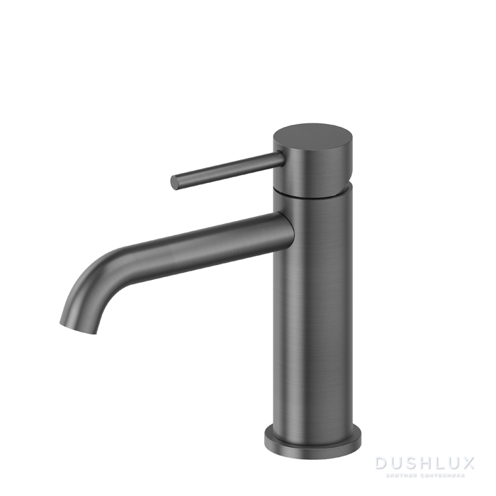 Фото Newform X-Steel 316 Смеситель для раковины, 1 отв., цвет: PVD brushed gun metal