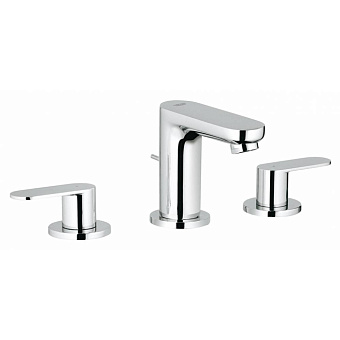 Grohe Eurosmart Cosmo Смеситель для раковины, на 3 отв., излив: 8см., цвет: хром