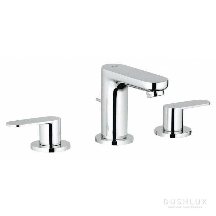 Фото Grohe Eurosmart Cosmo Смеситель для раковины, на 3 отв., излив: 8см., цвет: хром