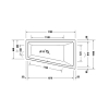 Duravit No.1 Ванна 170x100 см, встраиваемая, вариант правый, цвет: белый