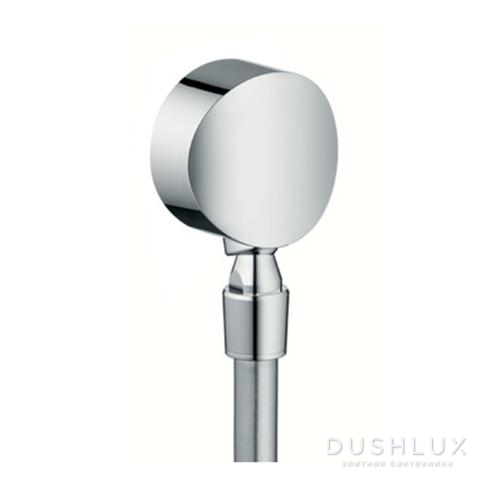 Фото Hansgrohe Fixfit S Шланговое подсоединение, с клапаном обр.тока и шарнирным соединением, G1/2, цвет: хром