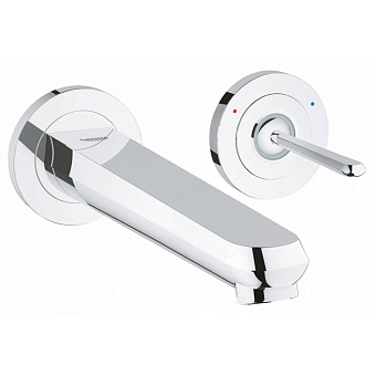 Grohe Eurodisc Joystick Смеситель для раковины, настенный, излив: 22см, цвет: хром