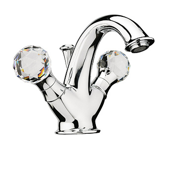 Webert Karenina Смеситель для раковины, цвет: хром/кристаллы Swarovski