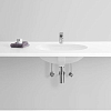 Villeroy&Boch O.novo Раковина 65х40х20.8см., без отв., под столешницу, с переливом, с антигрязевым покрытием CeramicPlus, цвет: альпийский белый