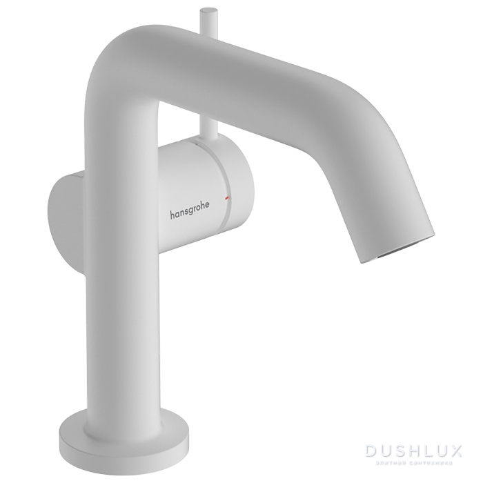 Фото Hansgrohe Tecturis S Смеситель для раковины, 1 отв., с донным клапаном Push-Open, цвет: белый матовый