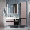 Kerama Marazzi Cubo Раковина 90.5х48.5х35см., подвесная, мебельная, левая, 1 отв., с переливом, цвет: белый глянцевый