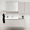 Geberit Acanto Шкаф боковой 52х45см., подвесной, цвет: песчаный матовый