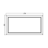 Devon&Devon Regent Зеркало 170х90см, цвет: offwhite