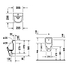 Duravit No.1 Писсуар 30.5x29x56.5см, подвесной, безободковый, цвет: белый