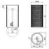 Antonio Lupi Pixel Раковина 45x85x45 см, без отв., напольная, цвет: белый