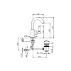 Nicolazzi Petit Mont Blanc Смеситель для раковины, 1 отв., цвет: Bronze Plated