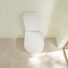 Villeroy&Boch O.novo Унитаз 39x80x63см., напольный, безободковый, с гориз. выпуском, цвет: альпийский белый