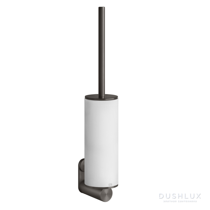 Фото Gessi 316 Ершик настенный, цвет: brushed black metal pvd