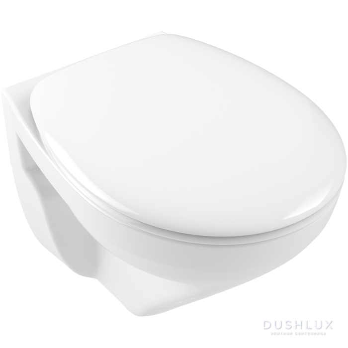 Фото Villeroy&Boch O.novo Унитаз 36х49х35.6см., подвесной, DirectFlush, цвет: альпийский белый