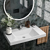 Kerama Marazzi Cubo Раковина подвесная 80.5х48.5см., без отв., цвет: белый глянцевый