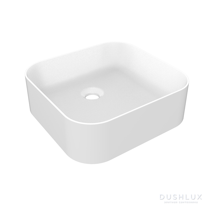 Фото Gessi Rilievo Раковина 39.4х37.4х10.2см., накладная, без отв., цвет: белый