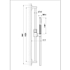 Newform Ionika bagno Душевой гарнитур, ручной душ на штанге, шланг 150см, цвет: PVD brushed pale gold