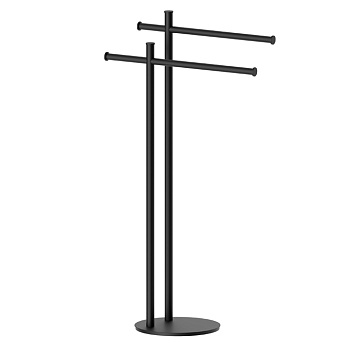 Newform Accessori tondi Полотенцедержатель, напольный, цвет: черный матовый