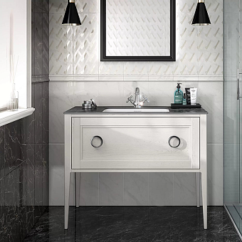 Kerama Marazzi Plaza Classic Тумба напольная 100см, 1 ящик, цвет: белый матовая