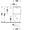 Duravit Bento Starck Box Унитаз-моноблок 39.5x60 см, с сиденьем, бачок 0946002005, HygieneGlaze, цвет: белый глянцевый