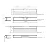 Decor Walther Box 1-40 Светильник на зеркало 40x10x5см, 2x R7S 78mm max. 100W, цвет: хром