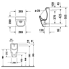 Duravit No.1 Писсуар 29х30.5х56.5см., подвесной, безободковый, цвет: белый